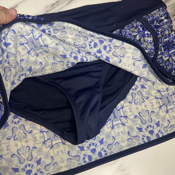 Athleta Maldives Bra Cup Tankini Bikini Swim Skirt Bottom Set 2 Piece Swimsuit S - Picture 4 of 8